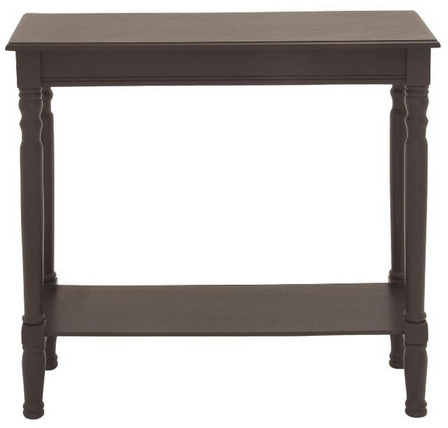 Deco Marche Black 1-Shelf Console Table-1