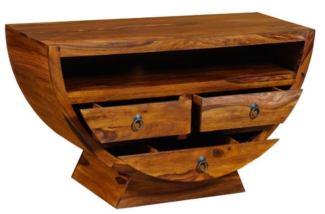 Jaipur Furniture Ganga Range Brown Accent Cabinet-2