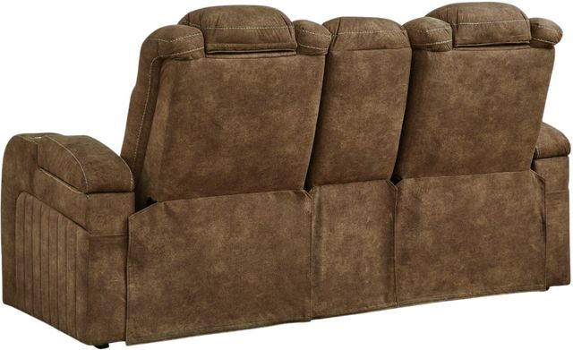 Signature Design by Ashley® Wolfridge Brindle Power Reclining Loveseat-3