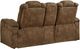 Signature Design by Ashley® Wolfridge Brindle Power Reclining Loveseat-3