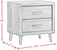 Elements International Malibu Walnut 2-Drawer Nightstand-1