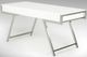 VIG Furniture Modrest Dessart Stainless Steel/White Modern Office Desk-1