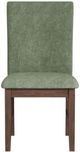Elements International Santa Barbara Avocado/Walnut Dining Chair-3