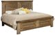 International Furniture Direct Montana Brown California King Panel Bed-0