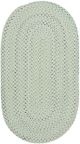 Capel Rugs Dramatic Static Cyber White 24" x 8' Oval Runner Rug-0