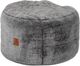 CordaRoy's® Chinchilla Faux Fur Pouf Footstool-0