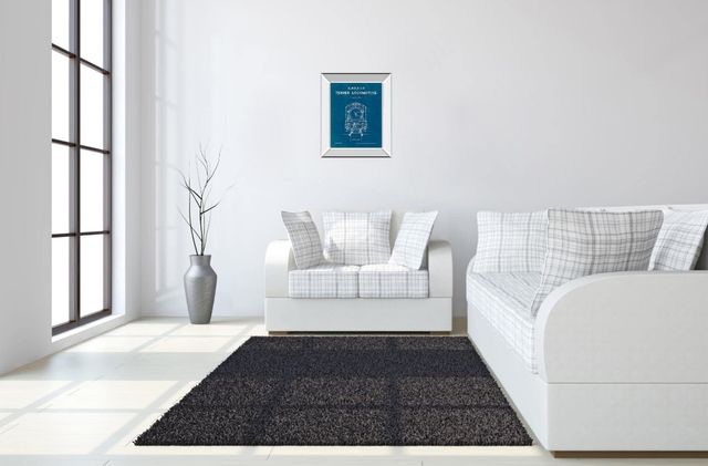 Classy Living Wild Apple Portfolio Locomotive Blueprint II Wall Art-1