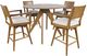 Jofran Inc. Axis Sable Panel Back Swivel Counter Stool-1