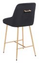 Zuo® Mira Black and Gold Counter Chair-4