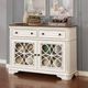Furniture of America® Leslie White Wash/Walnut Server-0