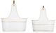 A & B Home 2-Piece White Basket Set-2