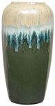 A & B Home Vorga Blue/Green Reactive Glaze Ceramic Vase-0