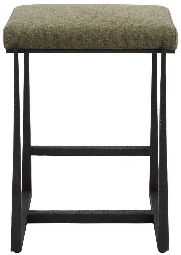 Uttermost® Midas Antique Bronze/Moss Counter Stool-3