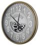 YHD Gold/Silver Metal Lux Gear Clock-2