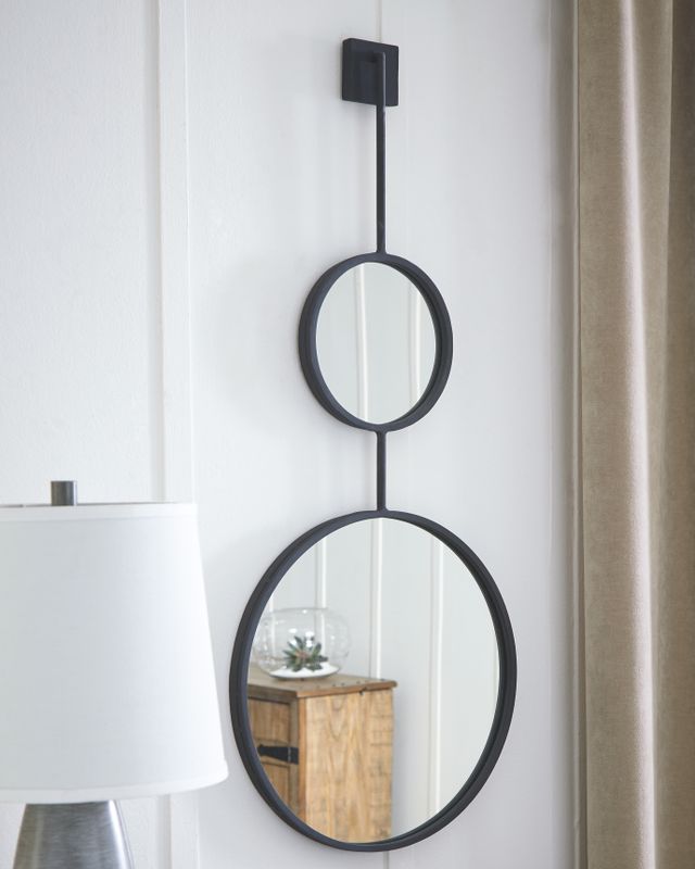 Signature Design by Ashley® Brewer Black Accent Mirror-2
