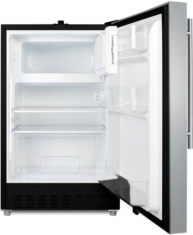 Summit® 2.7 Cu. Ft. Stainless Steel Under The Counter Refrigerator-3