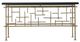 YHD Aurelio Espresso Console with Brass Base-1