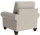 Bassett® Furniture Customizable Benchmade Premier Leather Large Roll Arm Accent Chair-3