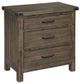 New Classic® Home Furnishings Galleon Weathered Walnut Nightstand-0