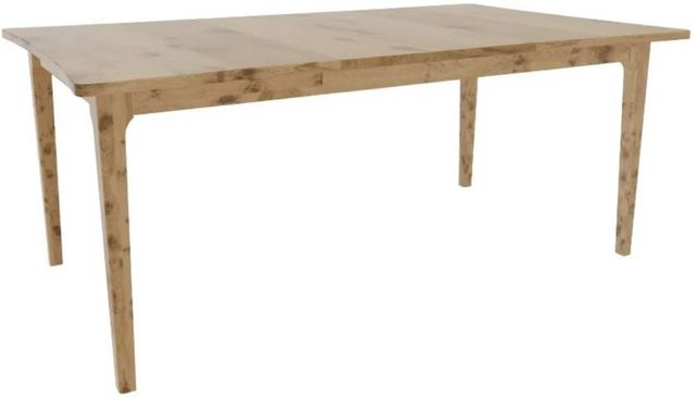 Mavin Customizable 42" x 48" Concave Extendable Dining Table with 2 Leaves-0