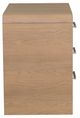Fairfield® Libby Langdon Brentwood Champagne Brass 3-Drawer Nightstand-4