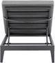 Armen Living Menorca Grey Outdoor Patio Adjustable Chaise Lounge Chair -4