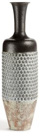Giftcraft Beige/Black/Off-White Large Vase-0