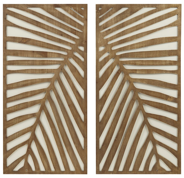 マディソンパーク ウォールパネル ダマスク柄 Damask Wood Panel Madison Park Damask Wood Panel 37.75 in. x 15.75 in. Wood 2