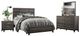 Mazin Furniture Davi Gray Queen Bed-2