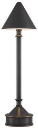 Currey & Company Traipse Bronze Cordless Table Lamp-1