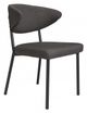 Zuo® Pontus Charcoal Gray Dining Chair-0