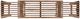 Jofran Inc. Global Archive Bradford Buff Extendable Bench-3