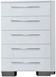 New Classic® Home Furnishings Sapphire High Gloss White Laminate Chest-2