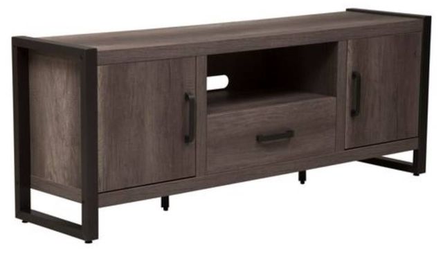 Liberty Furniture Tanners Creek Dark Pewter/Graystone Entertainment Center-2