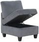 Homelegance® Walterboro 5-Piece Dark Gray L-Shape Sectional with Storage-4