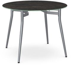 Amisco Customizable Alys 30" Round Table with 39" Italian Porcelain Top 