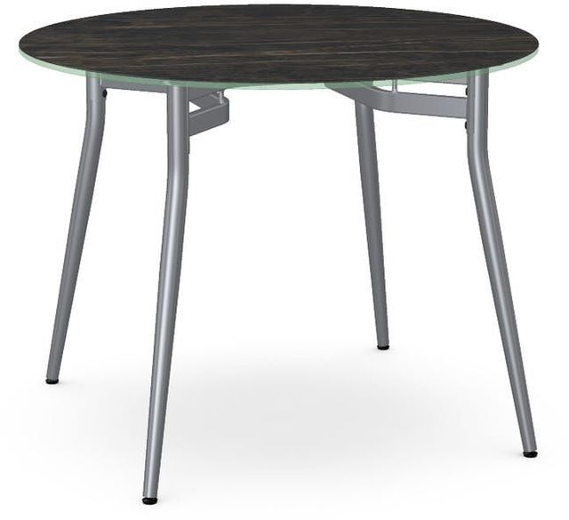 Amisco Customizable Alys 30" Round Table with 39" Italian Porcelain Top -0
