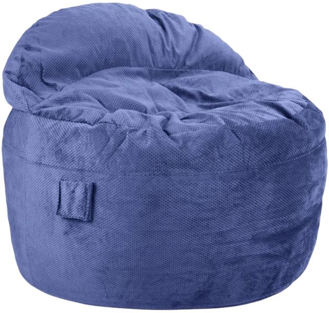 CordaRoy's® Nest Navy Chenille King Adult Bean Bag Chair-0