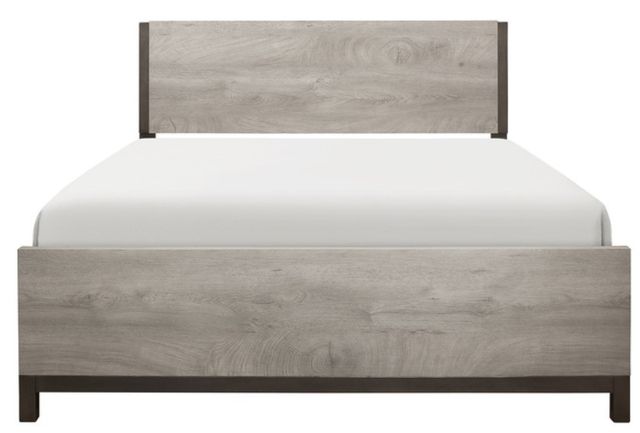 Mazin Furniture Zephyr Gray King Panel Bed-1