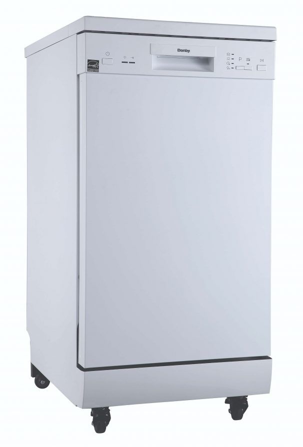 Danby® 18" White Portable Dishwasher-3