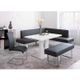 Armen Living Amanda White Dining Table-1