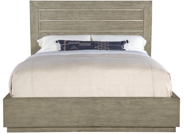 Hooker® Furniture Linville Falls Mill Ridge Mink King Panel Bed-2