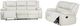 Coaster® Camila 2-Piece White Manual Reclining Sofa Set-1