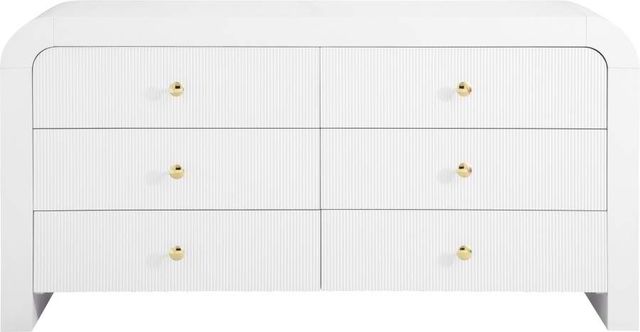Meridian Furniture Artisto White Dresser-0