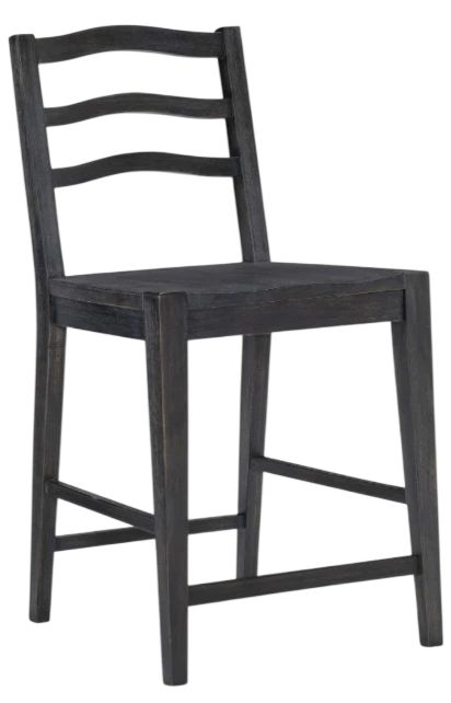 Legacy Classic Halifax Flax/Java Ladder Back Counter Stool-0