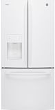 GE Profile™ 23.5 Cu. Ft. White French Door Refrigerator-0