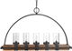 Uttermost® Atwood Bronze Rustic 5-Light Island-0