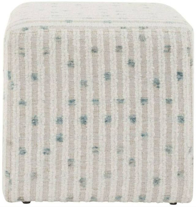 Uttermost® Joie Sea Blue/White Ottoman-2