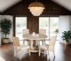 Furniture of America® Orbetello 5-Piece Distressed Natural Dining Table Set-1