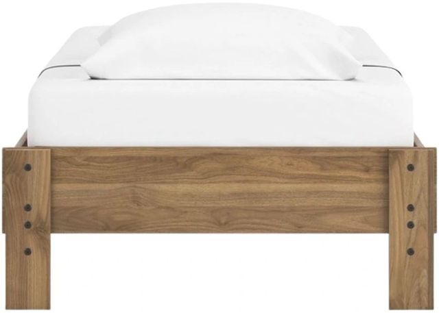 Signature Design by Ashley® Deanlow Honey Twin Platform Bed-3